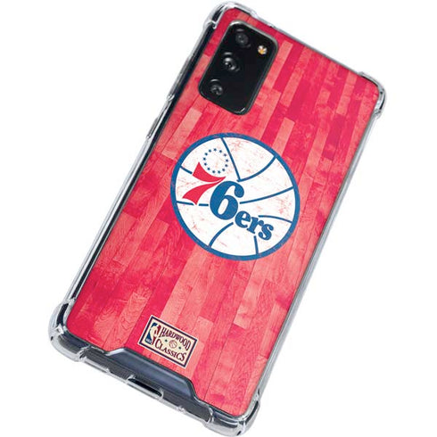 NBA Philadelphia 76ers Hardwood Classics Galaxy S20 FE Clear Case